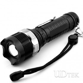 T6 U2 flashlight 26650 mechanical rotating focusing light flashlight UD09049
